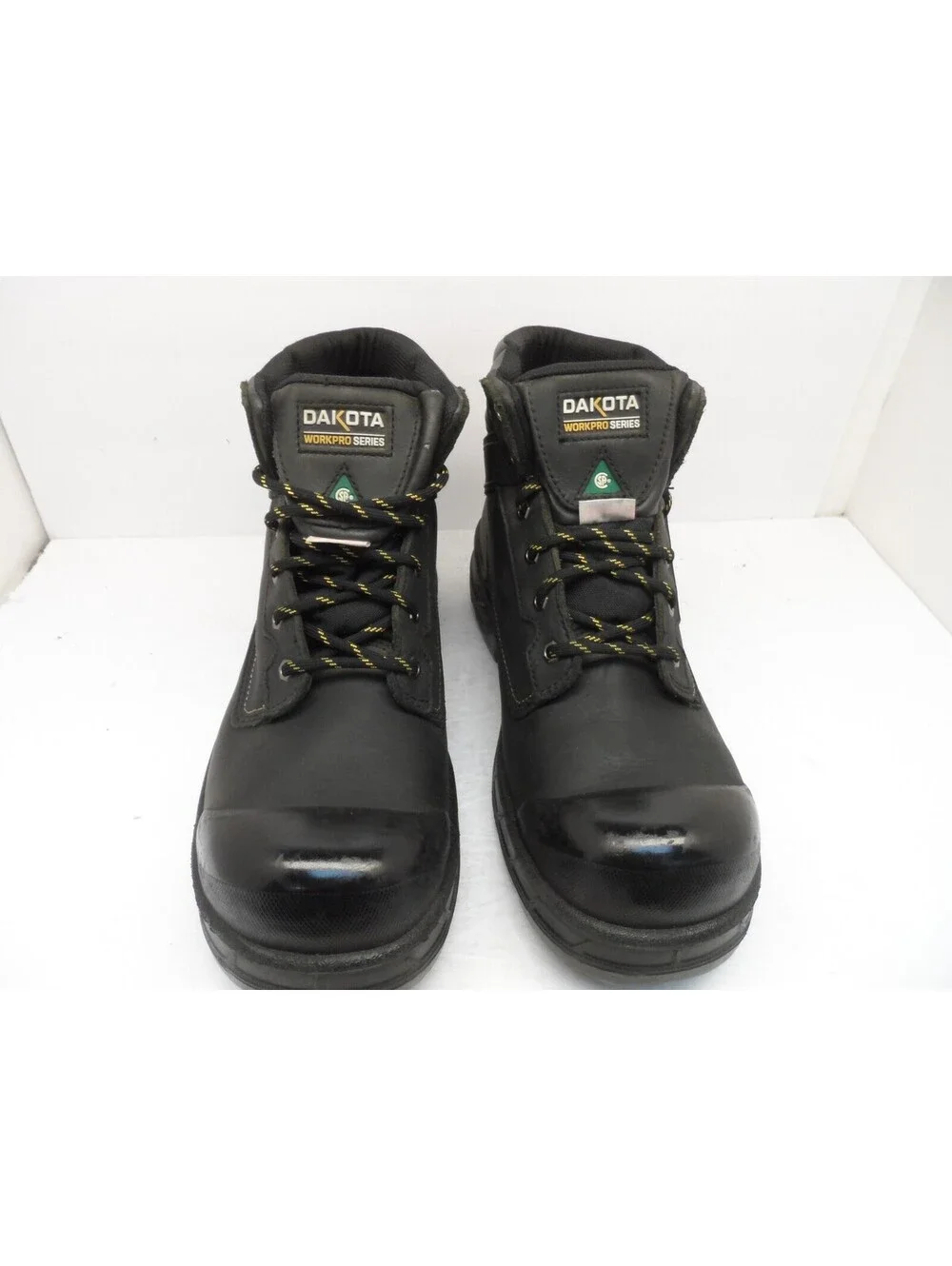 Dakota Men's 6'' 877 Steel Toe Steel Plate Work Boots Black Size 13M